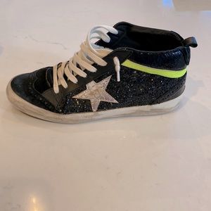 Golden Goose Midstar Black Sneakers! Size 38/8